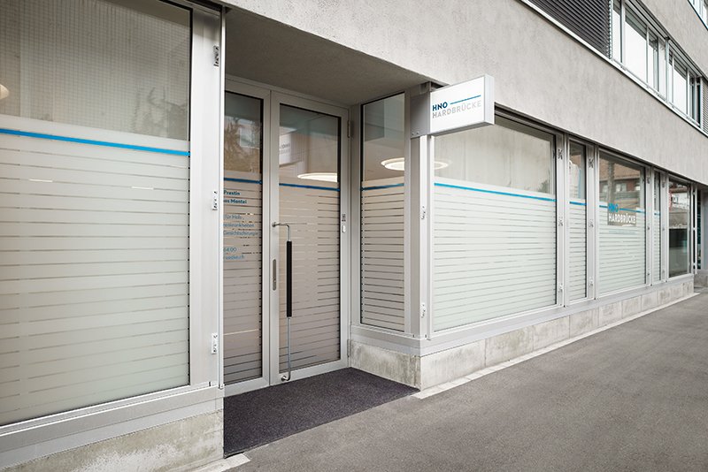 Hals Nasen Ohren Zentrum hno Hardbrücke Zürich West Aussenansicht
